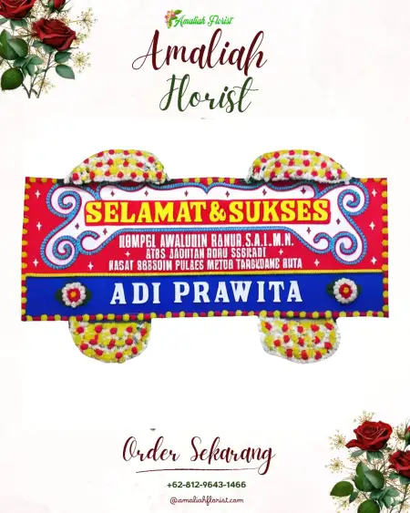 Papan Bunga Ucapan Selamat Pakem