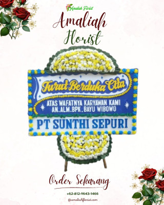Papan Bunga Duka di Pakem