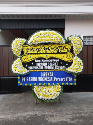 Papan Bunga Duka di Pakem