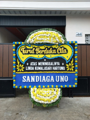 Papan Bunga Duka di Pakem